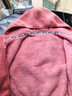 舒貝怡兒童外套男女童嬰兒衣服春秋款寶寶童裝保暖開(kāi)衫帶帽上衣粉色80CM 曬單實(shí)拍圖