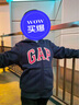 GAP【大小童同款】男女童初秋款logo連帽衛(wèi)衣兒童裝646082 曬單實(shí)拍圖