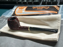 沙芬（SAVINELLI）意大利進(jìn)口手工煙斗克拉克摯愛(ài)石楠木長(cháng)桿煙嘴閱讀煙斗男士禮物 【Bing的摯愛(ài) 長(cháng)桿閱讀斗 直式】 曬單實(shí)拍圖