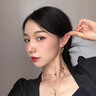 蔓笙「絕代佳人」流蘇人造珍珠耳夾女無耳洞夾不痛高級(jí)感耳釘耳環(huán)耳墜 主圖款耳夾-無耳洞拍 曬單實(shí)拍圖