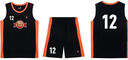 喬丹籃球服運動(dòng)套裝男夏季新款透氣速干背心球衣t恤男短褲比賽兩件套 黑色/原子橙 2XL 曬單實(shí)拍圖
