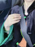 絲柏舍新中式外套2025秋裝新女裝復古提花立領(lǐng)撞色雙面穿上衣 曬單實(shí)拍圖