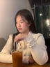 LDBE拼接蕾絲蝴蝶結(jié)長(zhǎng)袖針織衫女秋冬內(nèi)搭打底修身設(shè)計(jì)感韓系毛衣上衣 杏色 L 曬單實(shí)拍圖
