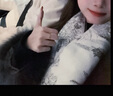 CINVAI&KROSE圍巾女2025新款水墨畫(huà)圍脖外搭兩用保暖百搭披肩七夕情人節(jié)禮物女 灰白色【限定禮盒包裝】 曬單實(shí)拍圖