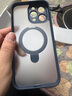 玄皇【全包鏡頭不沾灰】蘋果15promax手機(jī)殼iphone15支點(diǎn)殼硅膠防摔支架磁吸女超薄磨砂透明男高檔新款 蘋果15promax【磨砂藍(lán)】康寧鋼化膜+鏡頭全包 曬單實(shí)拍圖