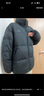 斯凱奇（Skechers）2024冬季新款羽絨服  男女同款情侶拼色立領(lǐng)保暖外套 L423U106-00W5/墨灰色 L /175/92A 曬單實拍圖
