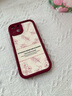 圣圖朗紅色素描玫瑰適用iPhone15promax手機殼蘋(píng)果16立體山茶花14plus防摔13小羊皮12高級感女11新年全包 天眼羊皮-紅白色-山茶花 iPhone 13 曬單實(shí)拍圖