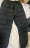 羅蒙兒童羽絨褲男童女童寶寶褲子內膽輕薄冬季保暖加厚打底中大童裝 黑色 110 曬單實(shí)拍圖