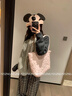 派吉鯊慵懶風(fēng)灰色長(zhǎng)袖開衫毛衣女秋冬2025年新款拼接撞色針織衫上衣外套 【灰色拼色】 毛衣女秋冬/毛衣外 S 40/45kg 曬單實(shí)拍圖