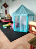 蒂米妮兒童帳篷公主寶寶城堡女孩小孩室內玩具小房子游戲屋幼兒園禮物 【小公主】金屬支架 單個(gè)帳篷/無(wú)裝飾品 曬單實(shí)拍圖