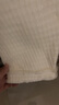 森馬外套女短款修身格子粗花呢優(yōu)雅氣質冬季溫柔圓領肌理夾克通勤 白色調00311 165/88A/L 曬單實拍圖