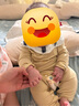 Aengbay昂貝 [冰莫?]睡衣薄款寶寶哈衣新生兒衣服嬰兒夏季連體衣 黃色 90cm 曬單實(shí)拍圖