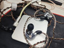 TRN 海螺 有線入耳式動圈耳機DLC振膜hifi高音質(zhì)電競游戲音樂耳塞 銀色無麥【標(biāo)配】 曬單實拍圖