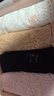 粉帶甜心 4條裝蕾絲內褲女性感無痕新款本命年紅色中腰收腹大碼女士短褲頭 KT9307一：黑+黑+紅+紫 4條 XL (建議120-140斤) 曬單實拍圖