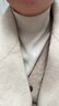 太平鳥(niǎo)女裝針織衫無(wú)縫系列毛套衫冬裝品質(zhì)內(nèi)搭毛衣女 白色 M 曬單實(shí)拍圖