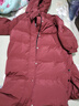 IEF/愛(ài)依服羽絨服2025冬季新款時(shí)尚保暖簡(jiǎn)約小眾設計百搭長(cháng)外套 安可拉紅 S 曬單實(shí)拍圖