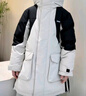 巴拉巴拉童裝男女童羽絨服加厚保暖外套2024冬裝兒童連帽工裝208424107207 曬單實(shí)拍圖