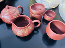 瑯庭琊坊 宜興紫砂壺功夫茶具套裝純手工原礦大紅袍西施壺套裝家用整套泡茶器禮盒裝 祥龍戲珠西施一壺4杯+1主人杯+1茶漏+1公道杯 曬單實拍圖