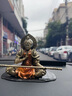 爵世皇庭純銅斗戰(zhàn)勝佛孫悟空美猴王齊天大圣車上裝飾中控臺車內飾品擺件 【純銅】斗戰(zhàn)勝佛 曬單實拍圖