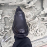 康龍休閑皮鞋男夏季新款軟底英倫風(fēng)商務(wù)正裝鞋防滑輕便一腳蹬懶人鞋男 黑色【牛皮鞋面】 標(biāo)準(zhǔn)皮鞋碼 41 曬單實(shí)拍圖