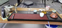 源韻（YUANYUN） 源韻電木茶盤(pán)德國家用烏金石茶盤(pán)茶具套裝排水臺灣電膠木小茶臺中國紅電木+烏金石(60*24厘米) 曬單實(shí)拍圖