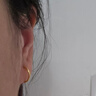 謝瑞麟（TSL） 黃金耳環(huán)女款簡(jiǎn)約光面福氣轉(zhuǎn)運(yùn)足金耳飾送禮YQ939七夕禮物 約1.3g（工費(fèi)200元） 曬單實(shí)拍圖