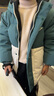 安踏兒童雙面穿羽絨服男大童裝25年冬季新款保暖潮流連帽面包服加厚款 【男款雙面穿】遠山綠-2 140 cm 曬單實拍圖
