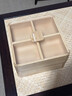 竹庭干果盤(pán)四宮格零食收納盒子客廳家用點(diǎn)心托盤(pán)帶蓋分格糖果瓜子拼盤(pán) 原色雙層八格零食盒【亞克力蓋】 曬單實(shí)拍圖