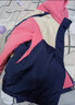 ASK JUNIOR女童棉服冬中長(cháng)夾棉加厚保暖兒童連帽風(fēng)衣外套棉衣 粉色 140  曬單實(shí)拍圖