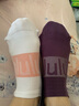 lululemon丨Power Stride 女士帶提耳短襪 *3 雙裝 LW9DDFS 風(fēng)車(chē)/白色/葡萄薊 S 曬單實(shí)拍圖