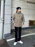 Scofield【鵝絨】男士24年冬季新款連帽休閑保暖廓形防風(fēng)羽絨服 深卡其色 XL (180) 曬單實拍圖