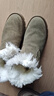 hawit東北零下30度保暖羊毛靴男士冬季加厚純羊毛雪地靴皮毛一體大棉鞋 奶咖色(全羊毛到腳尖) 45 曬單實(shí)拍圖