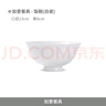 景德鎮(zhèn)陶瓷家用餐具純色手工飯碗不易掛油白瓷泡面碗盤喬遷搬家新婚禮物 【高端禮盒裝】如意飯碗*6-白瓷 曬單實(shí)拍圖