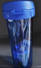 特百惠（Tupperware）茶韻男女學(xué)生辦公運動(dòng)大容量泡茶帶濾隔夏季塑料水杯子 純凈藍500ml1個(gè) 曬單實(shí)拍圖