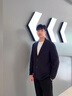 EMPORIO ARMANI/阿瑪尼官方旗艦男士華夫格單排扣都市休閑西裝外套 UB118-海軍藍色 48 (M) (推薦：135-150斤) 曬單實(shí)拍圖