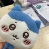 名創(chuàng)優(yōu)品（MINISO）Chiikawa毛絨手持鏡子化妝美妝鏡便攜實(shí)用吉伊烏薩奇小八可愛(ài)禮物 Hachiware毛絨手持鏡1件 曬單實(shí)拍圖