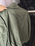 JEEP SPIRIT吉普夾克男外套男士加厚春秋季新款純色中青年寬松 軍綠色（加絨款） 2XL （140斤-160斤） 曬單實(shí)拍圖