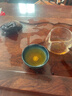 陶福氣鑲銀窯變天目釉茶杯 兔毫盞主人杯單杯十二生肖茶盞銀杯品茗茶杯 鑲銀建盞拉絲斗笠杯-蓮花 曬單實(shí)拍圖