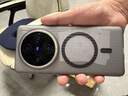 POZZO適用于vivo X100pro手機(jī)殼VIVOX100pro保護(hù)套magsafe磁吸磨砂超薄防摔防指紋瓦楞光柵行李箱 透黑 曬單實(shí)拍圖