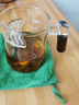 青蘋(píng)果高顏值公道杯玻璃高檔茶漏一體耐熱茶海分茶器月牙單個(gè)泡茶公平杯 月落公杯胡桃木把400ml+品茗杯x2 曬單實(shí)拍圖