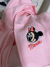 迪士尼寶寶（Disney Baby）迪士尼童裝男女童外套米奇米妮前開(kāi)連帽兒童衛衣上衣 粉色 4歲/身高110cm 曬單實(shí)拍圖
