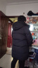 雅鹿粉色中長款羽絨服女2025冬季新款時尚可拆卸帽防風(fēng)保暖洋氣厚外套 黑色 L (165) 【建議125-140斤】 曬單實拍圖