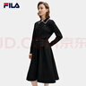 FILA 斐樂(lè )官方楊冪同款女子連衣裙2025年時(shí)尚休閑寬松收腰翻領(lǐng)連身裙 曬單實(shí)拍圖