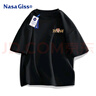 NASA GISS官方潮牌聯(lián)名短袖t恤港風(fēng)寬松純棉卡通春夏半袖男上衣 黑色 L  曬單實拍圖