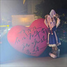 閃動少女（SHANDONGSHAONV）洛麗塔秋冬Lolita300斤特大碼女裝軟妹洋裝小清新寬松長袖連衣裙 深藍色【連衣裙+蝴蝶結(jié)】 M 建議100斤內(nèi) 曬單實拍圖