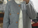 沂懿小香風(fēng)毛呢外套女2025新款秋冬短款薄外套呢子大衣高級小個(gè)子洋氣 【灰色】小香風(fēng)毛呢外套短款 M 【建議80-100斤】 曬單實(shí)拍圖
