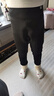 貓人（MiiOW）兒童打底褲女童加絨加厚秋冬外穿女孩大童鯊魚(yú)褲韓版瑜伽褲子 黑色秋冬加厚 【加厚700g】 130 【建議身高120-125cm】 曬單實(shí)拍圖