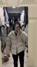 【95成新】耐克NIKE女羽絨服短款保暖NSW TF DWNFL秋冬外套FZ5929-104土褐L   曬單實(shí)拍圖