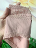 美·雅·挺純棉襠中腰蕾絲抗菌內褲女士媽媽大碼包臀收腹透氣新款三角短褲頭 膚色+銀灰+豆沙+焦糖 4條 M 【建議70-95斤】 曬單實(shí)拍圖