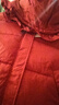MZPLOIoversize羽絨棉服女冬季2025年新款酒紅色棉襖加厚面包服小個(gè)子 酒紅色 L 140-160斤 曬單實(shí)拍圖